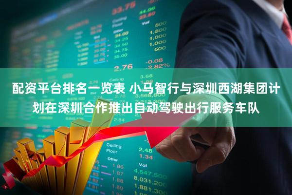 配资平台排名一览表 小马智行与深圳西湖集团计划在深圳合作推出自动驾驶出行服务车队