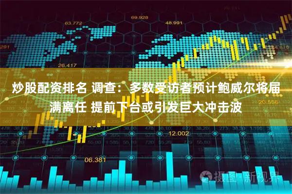 炒股配资排名 调查：多数受访者预计鲍威尔将届满离任 提前下台或引发巨大冲击波